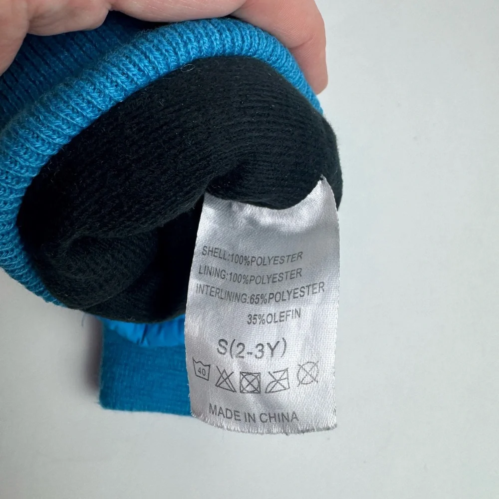 Fazitrip | Kids Snow Mittens | Blue | Size Small | Used